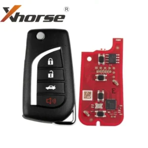 Xhorse Universal Wired Flip Remote Key – 2nd Generation – Toyota Style – XKTO12EN