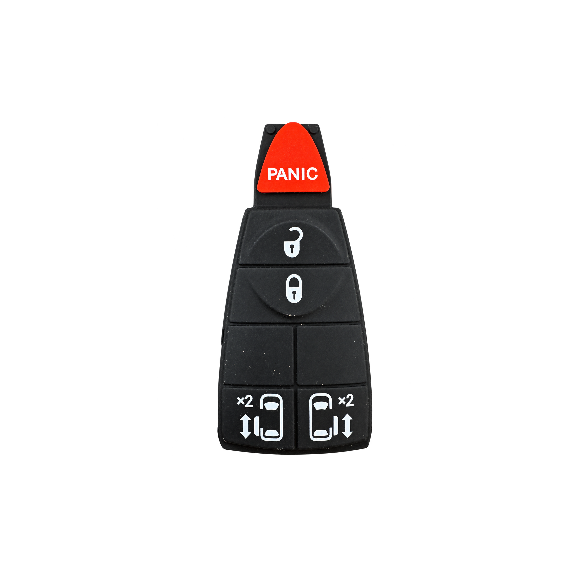 Chrysler Town & Country / Dodge Grand Caravan / Volkswagen Routan 5-Button Fobik Rubber Button Pad - Sliding Doors - New Aftermarket 1 Chrysler Town & Country / Dodge Grand Caravan / Volkswagen Routan 5-Button Fobik Rubber Button Pad - Sliding Doors - New Aftermarket