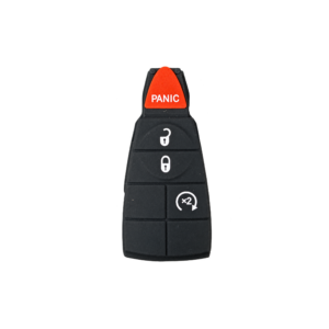 Dodge Durango / Grand Caravan 4-Button Fobik Rubber Button Pad - Remote Start - New Aftermarket