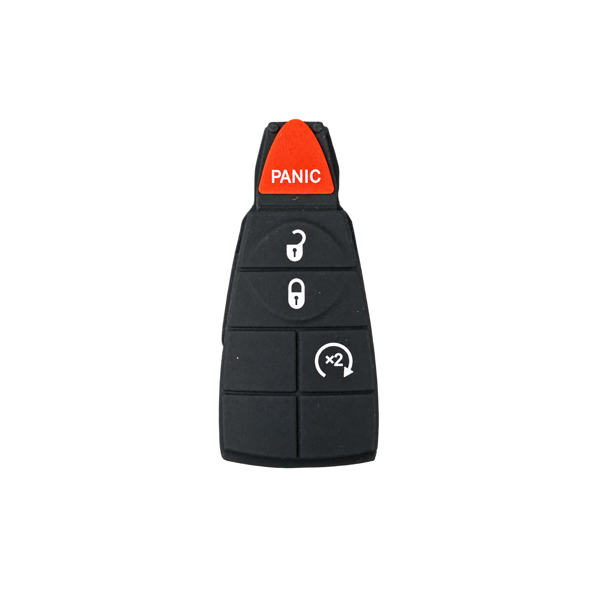 Dodge Durango / Grand Caravan 4-Button Fobik Rubber Button Pad - Remote Start - New Aftermarket 1 Dodge Durango / Grand Caravan 4-Button Fobik Rubber Button Pad - Remote Start - New Aftermarket